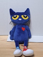 Kohl's Cares Pete the Cat in Sneakers 13" Stuffed Plush Toy 2023 Heart On Chest