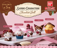Sanrio Characters Chocolate Doll Gashapon Mini Figure Capsule Toy Japan