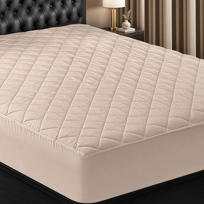 Utopia Bedding Quilted Fitted Mattress Pad, King Size, Elastic Fitted...