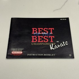 Lo mejor de lo mejor: Championship Karate (NES, 1992) aut&eacute;ntico en muy buena condici&oacute;n caja completa en caja original