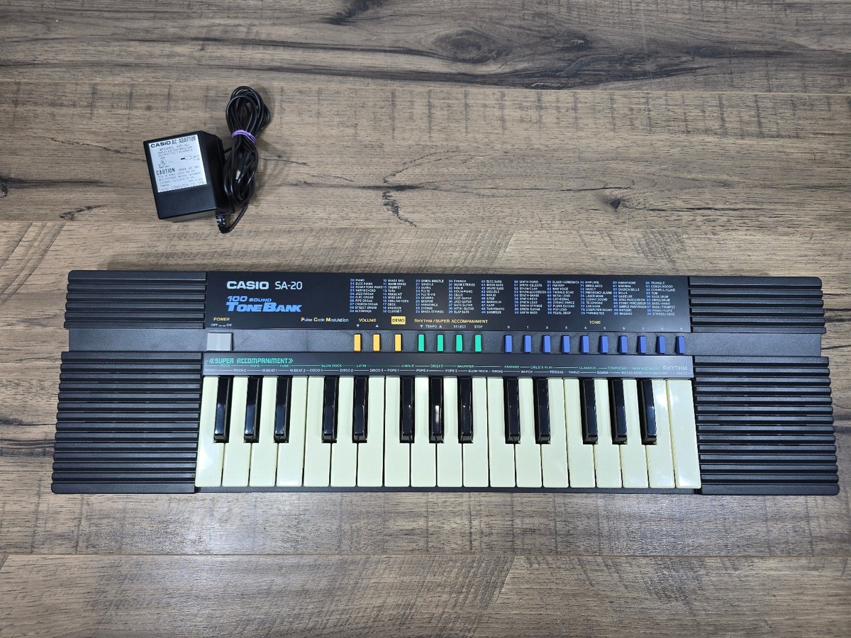 100 Sound Tone Bank Keyboard Mini Casio Casio SA 20 Electronic