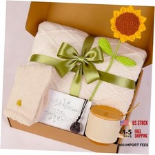 Get Well Soon Gift Basket for Women   10-Piece Self Care Package with Ivory