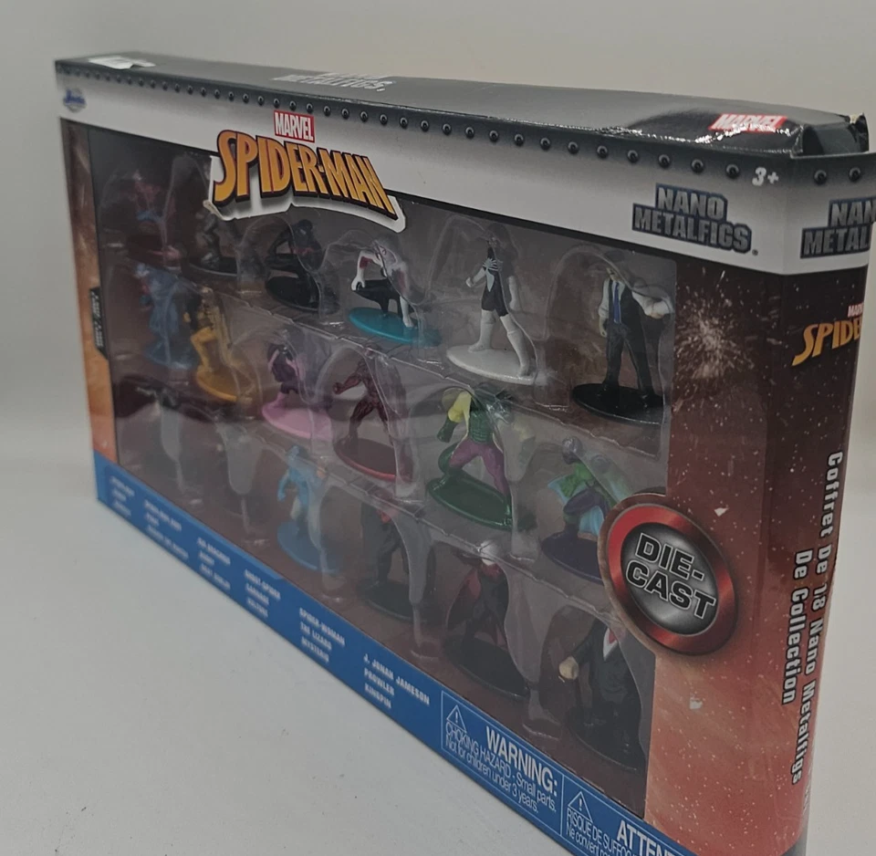 NUEVO EN CAJA Jada Marvel NANO METALFIGS SERIE 6 20 Figuras Spider-Man Foto 2 de 4