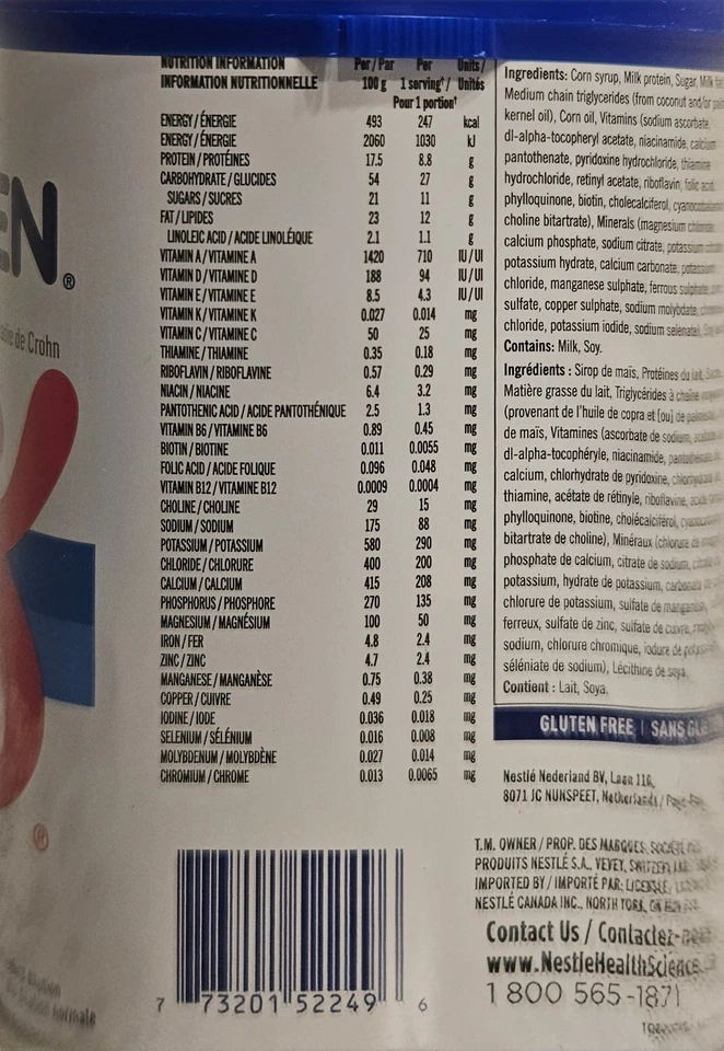 Modulen 1.0 400g - Nestlé - Crohn’s & Digestive Care Nutrition - FAST SHIPPING — 第 4/4 张图片