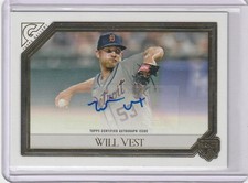 Will Vest 2021 Topps Gallery Rc Auto