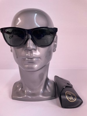 Ray-Ban RB4184 601/71 Black Sunglasses 54-17-145 Green Lens