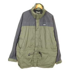 Giacca uomo SALEWA taglia XL impermeabile foderata in rete verde poliestere