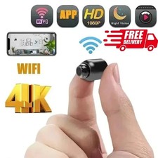 1080P Mini Camera Wireless WiFi Security Surveillance Tiny Cam Night Vision UK.