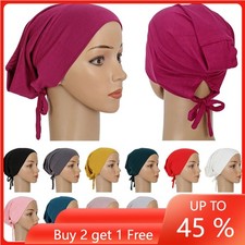 Women Muslim Hijab Turban Bone Bonnet Underscarf Inner Cap Ninja Hat Head Scarf