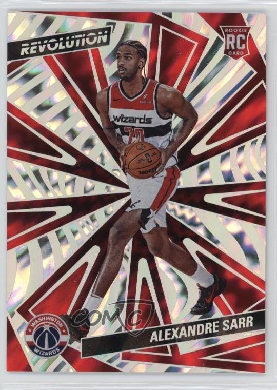 2024-25 Panini Revolution Rookies Lightning /175 Alexandre Sarr #106 Rookie RC
