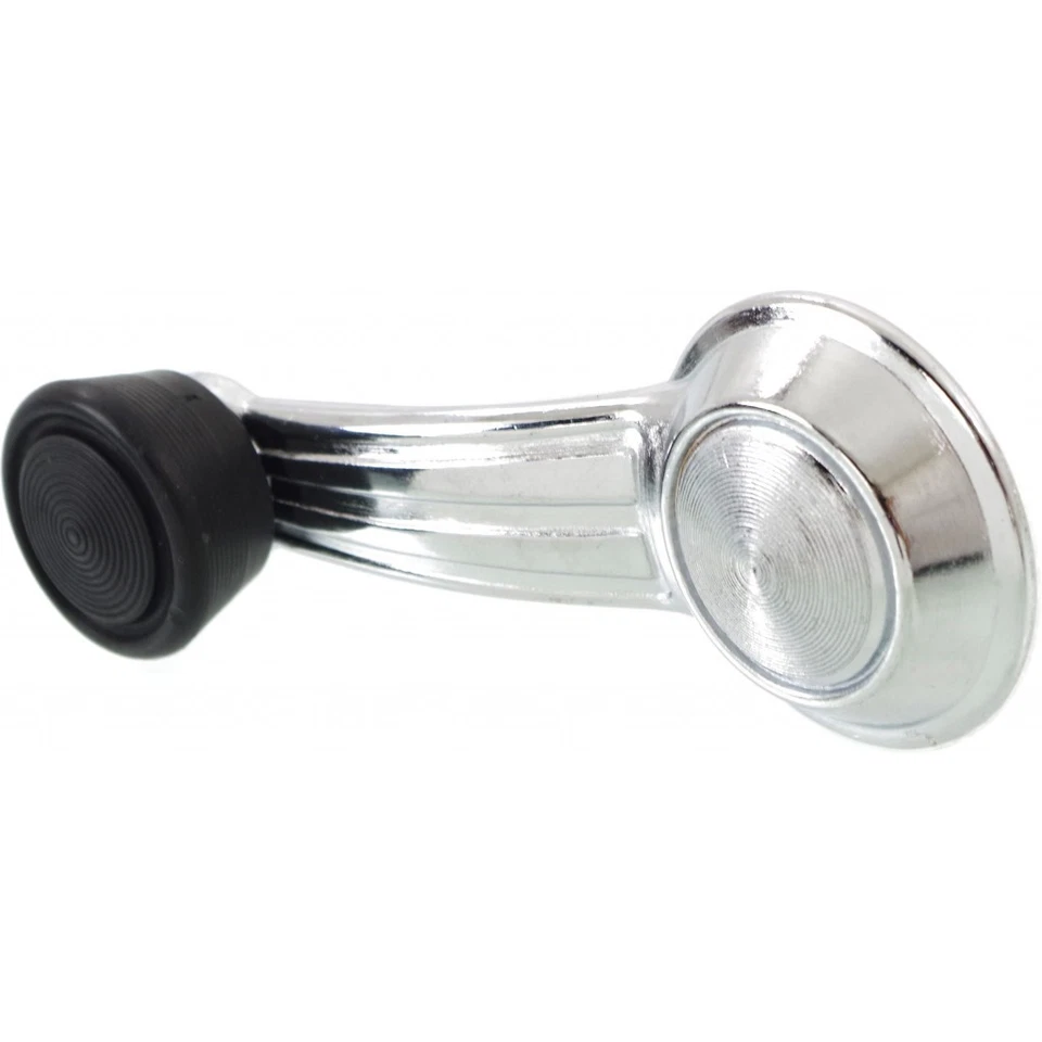 For Oldsmobile Omega 1981-1983 Window Crank | Front | Chrome | w/ Black Knob - Image 2 of 4
