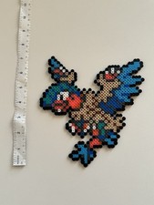 Pokemon Archeops Perler Bead Pixel Art Decoration Handmade