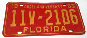 1965 Florida License Plate | eBay