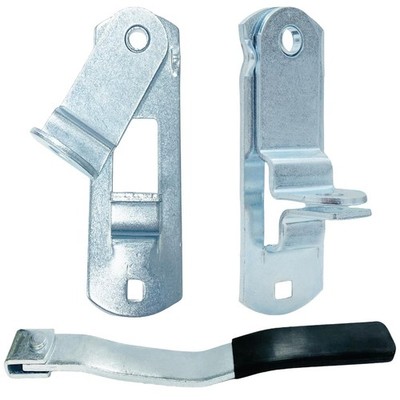 Trailer Cam Bar Lock Hasp Latch Handle & Trailer Door Ramp Locking Hasp Combi...