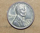1943   D     Mint  STEEL  Lincoln Wheat Cent   ACTUAL  COIN          90603200-06