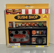 New Teeny Tinies Sushi Shop Doll Food Restaurant Fish Mini Cooking Dollhouse HTF