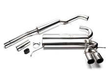 TA-Technix Edelstahlanlage 2x76mm rund gebördelt Audi A3 8L 1.8T 1.9 TDI Quattro