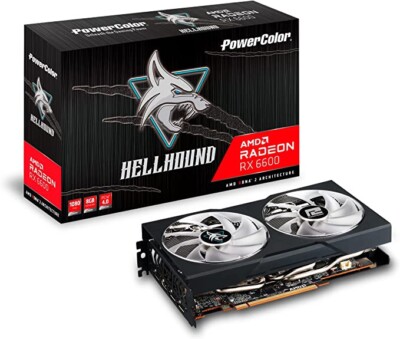 *NEW IN HAND* PowerColor AMD Radeon RX 6600 HELLHOUND 8GB GDDR6  FREE SHIPPING