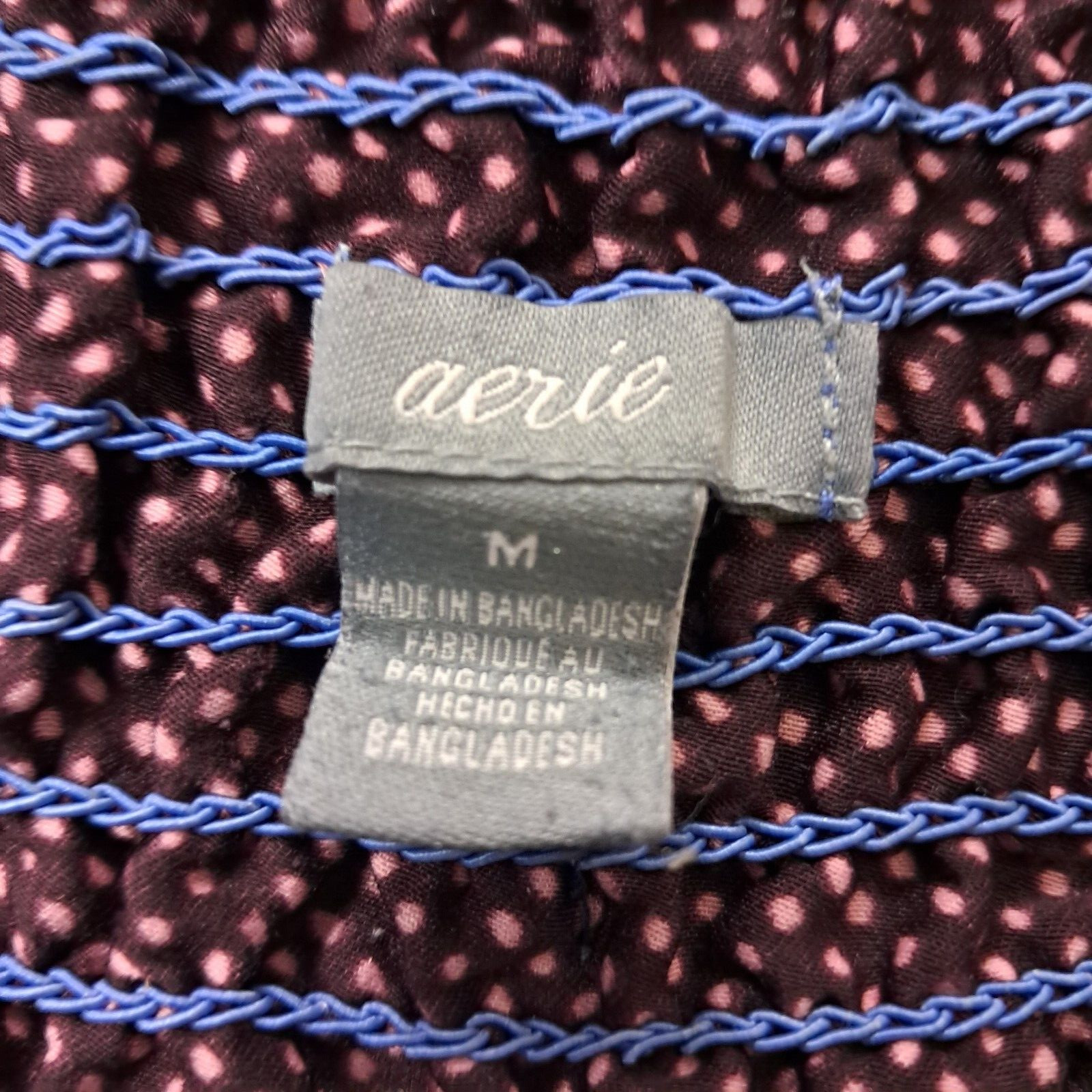 Aerie Multicolor Pattern Patchwork Pull On Elasti… - image 6