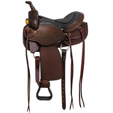 Western Barrel Racing Horse Saddle Premium Leather with tack set 10'' to 18' in