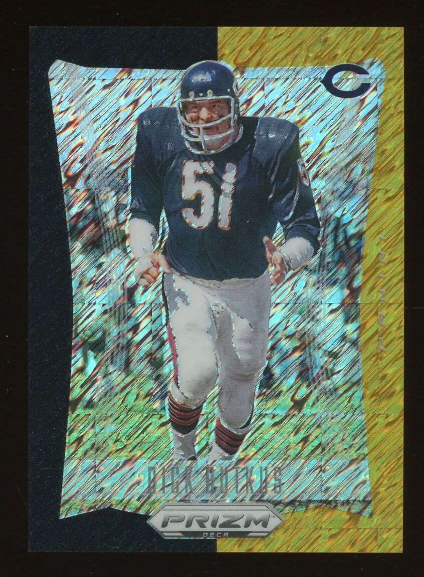 2024 Prizm Deca Black & Gold Shimmer #57 Dick Butkus Chicago Bears 2/8