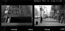 '67 Riverton St & Bowery One Mile House Manhattan NYC Old Photo Negative LOT B14