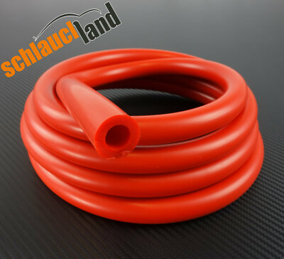 1m Unterdruckschlauch ID 2mm rot *** Silikonschlauch vacuum hose Verbinder LLK