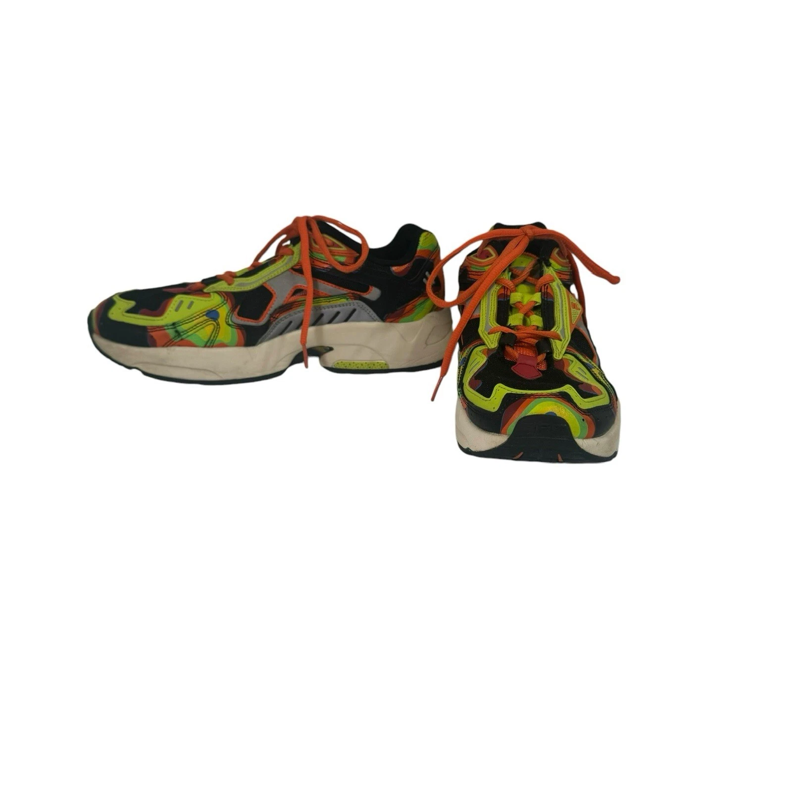 Fila Archive RJV Sneakers Men's Size 8 US Black Multi Color Leather Shoes