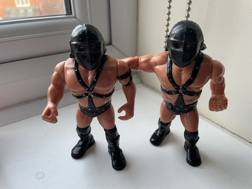 WWF Hasbro Figures Demolition Loose Rare Masks...