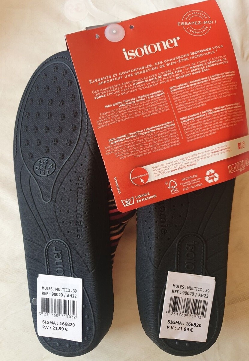 Pantoufles Zapatillas Gema Confort Semelle Ergonomique Mules Femme