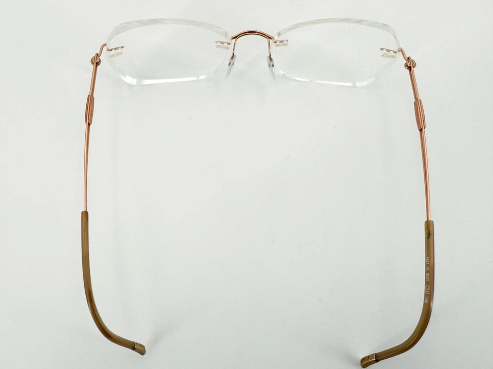 Monturas de gafas Silhouette 5521 3530 oro rosa..[]17-140 beige titanio K836 Foto 4 de 4