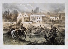 Strasbourg Stra&szlig;burg Pfarrer Pasteur Kloster Ruine Deutsch Franz&ouml;sischer Krieg