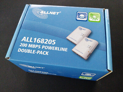 ALLNETALL168205 - 200 Mbps Powerline - Double-Pack - OVP Neu