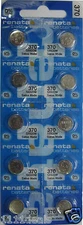 10 Pcs 370 SR920W Renata Watch 0% MERCURY Batteries