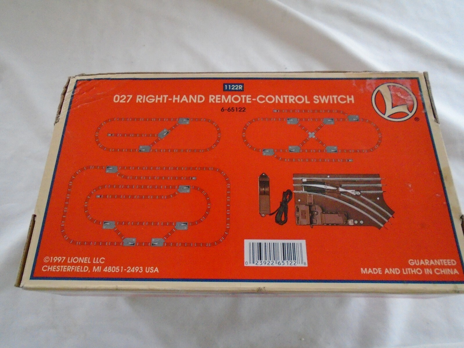 NIB 027 LIONEL 1122R RIGHT HAND REMOTE CONTROL SWITCH 6-65122 | eBay