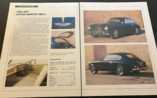 1953-1957 Aston Martin DB2/4 - Vintage Automotive Spec-Sheet Art Print Wall Art