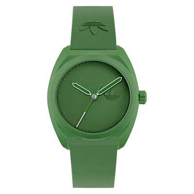 Adidas Unisex Uhr PROJECT THREE Keramik grün AOST24053