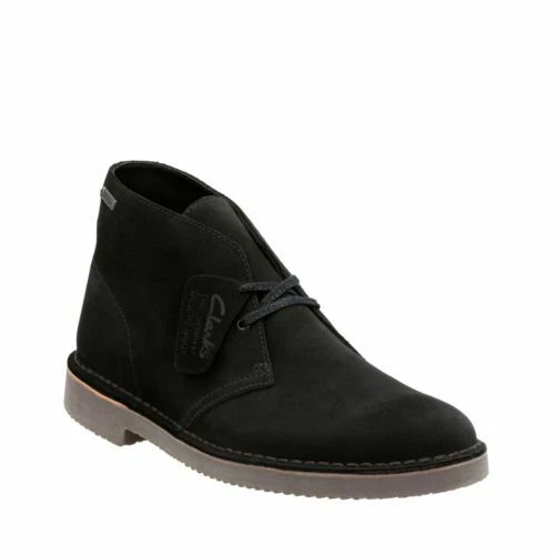 specifikation omhyggelig ondsindet Clarks ORIGINALS Mens GTX Goretex Desert Boots in Black Suede / Size 10.5  UK | eBay