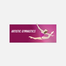 Artistic Gymnastics Sport Vinyl Sticker Decal