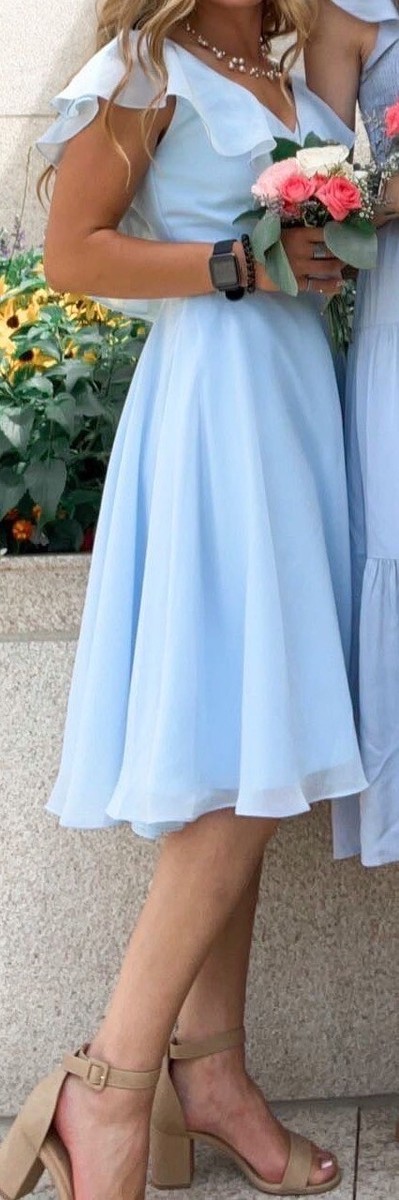 a line sweetheart chiffon wedding dress Inexpensive Sweetheart Chiffon A-line Backless Applique Wedding Dresse –  Dairy Bridal main image 0