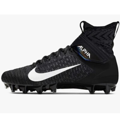 Nike Alpha Menace Elite 2 P FlyKnit Black White Ao3374 001 Men\'s Size 13 Nike Alpha Menace Elite 2 WD P FlyKnit Black White BV3298  main image 4