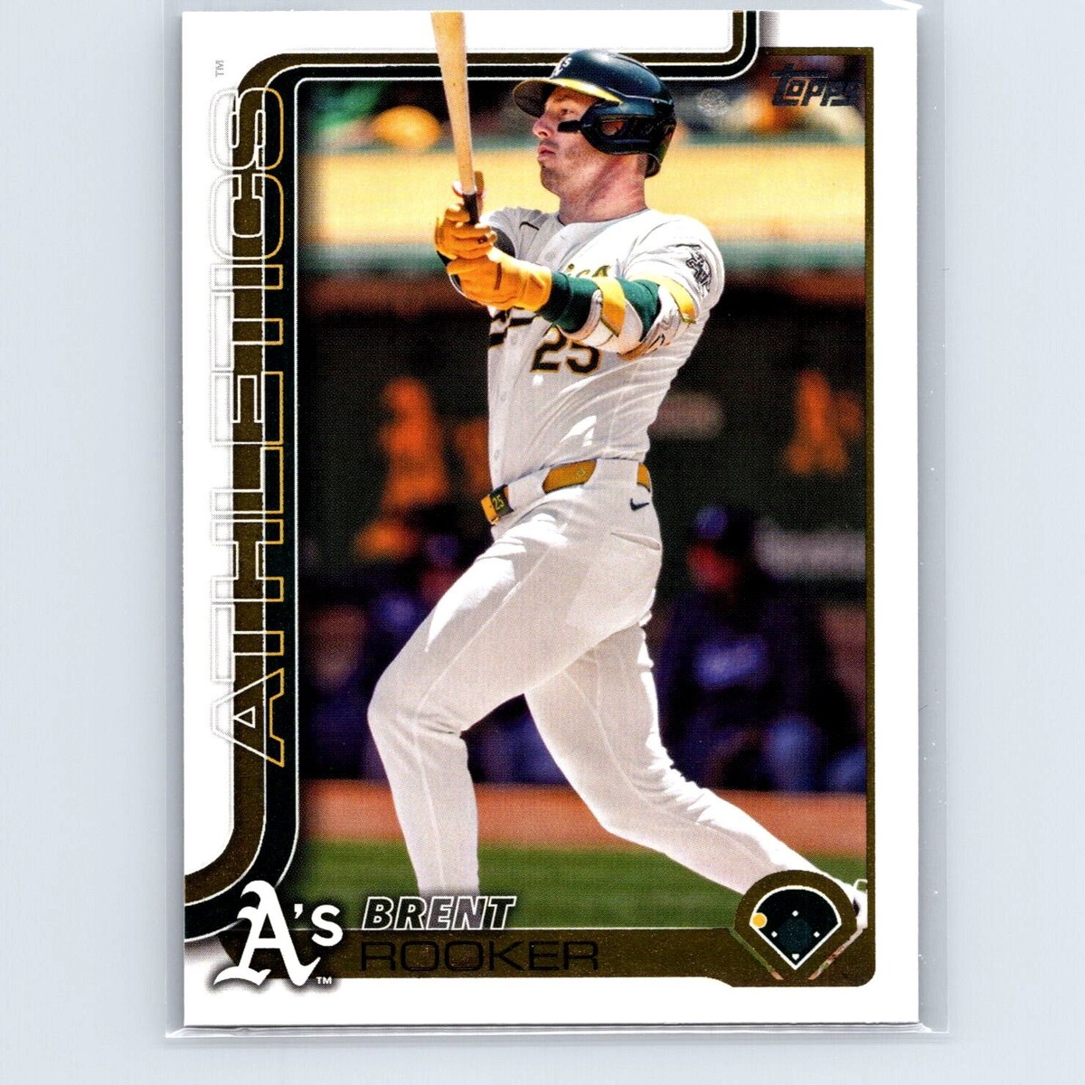 2025 Topps Series 1 Baseball Brent Rooker Base #129 Oakland