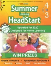 Summer Learning HeadStart, Grade 3 to 4: Fun Activities Plus Math, R - VERY GOOD
