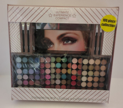 NEW Mark Wins 100 Pc Makeup Compact 72 Eyeshadows, 24 Lip Glosses
