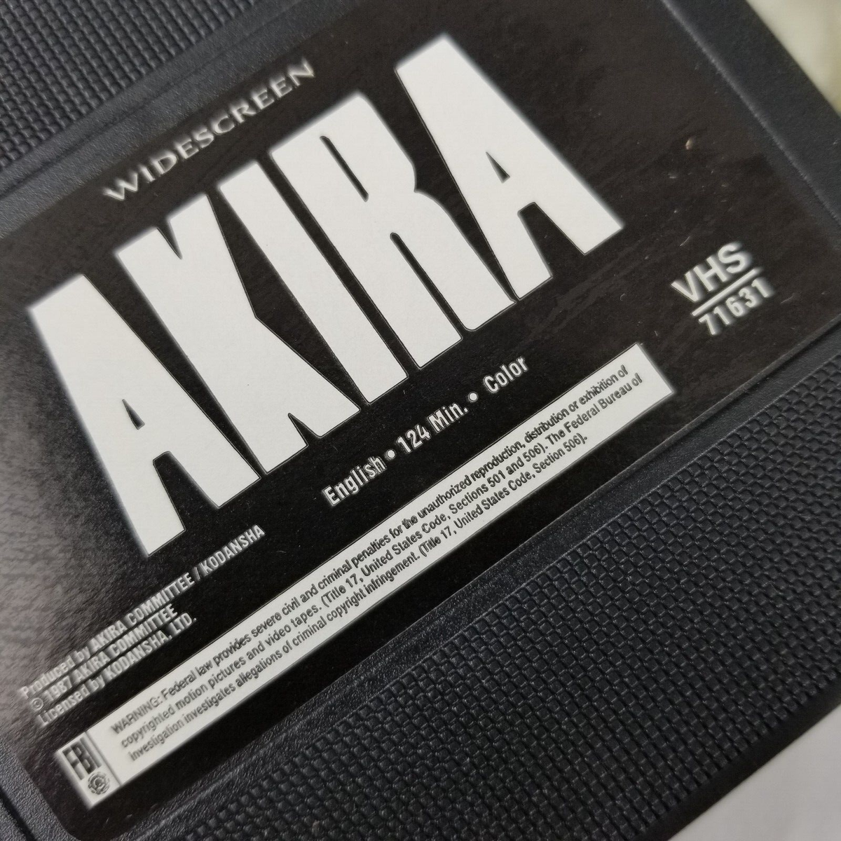 Akira VHS tape VINTAGE 1987 anime tested | eBay
