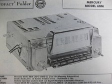 Mercury Model 6bm For 1956 Automobile Radio Photofact