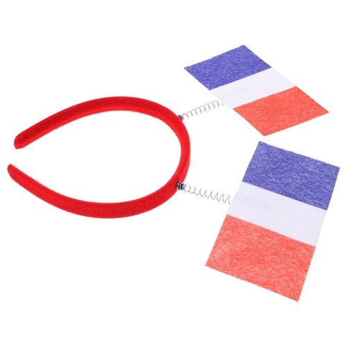 Set of 5 Flag Pattern Headband Festival Headdress French Designed - Picture 2 of 11