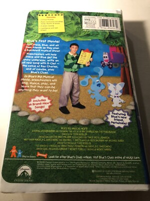 Blue's Clues: Blue's Big Musical Movie (2000) VHS Children's