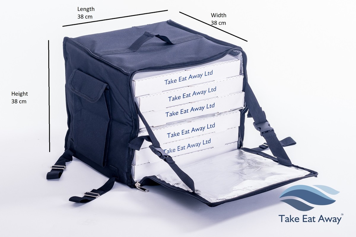 Food Delivery Backpack Pizza Box Cycle Bike Bicycle Take Away - Main Image