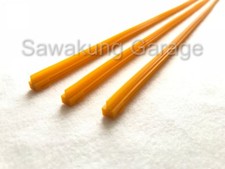 3pcs 8mm Superior Quality Silicone Wiper Blade Refill Yellow Color